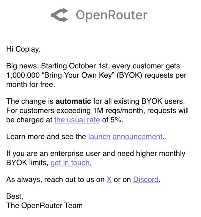 OpenRouter new pricing