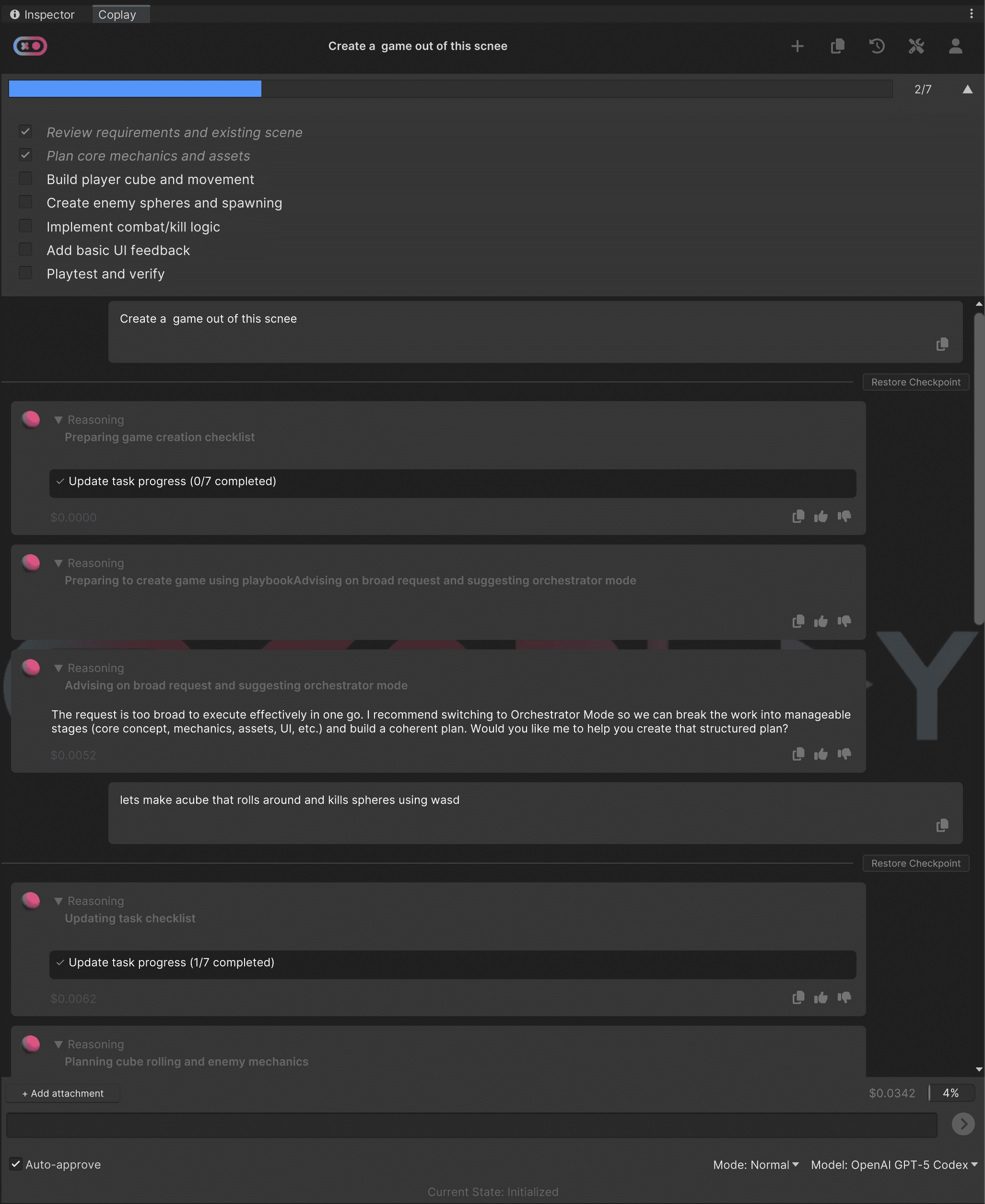 To-do list in action